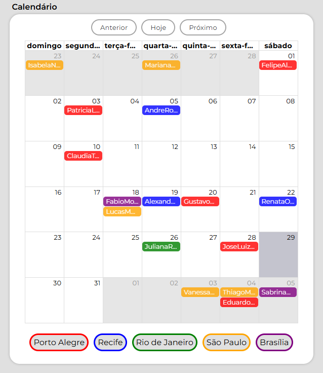 📅Calendário de Entrevistas no CRM!